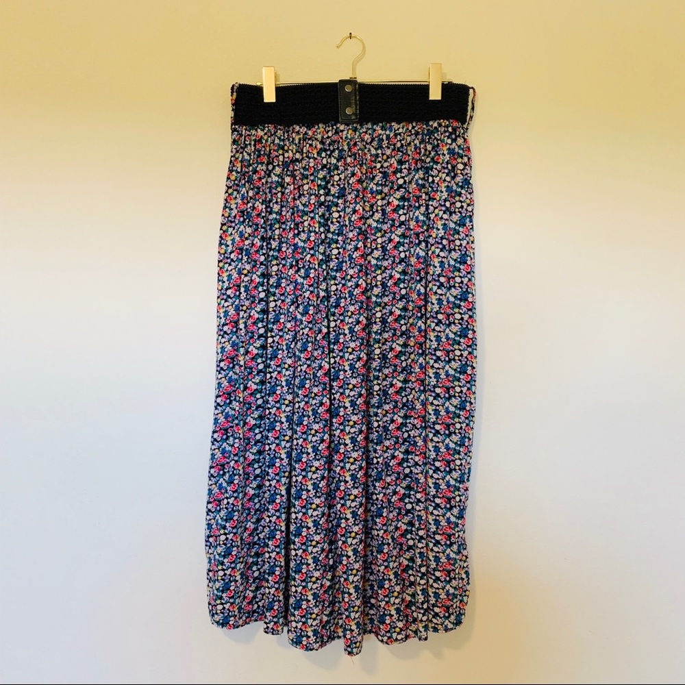 New Look Plus Size Maxi Skirt Floral Size 14